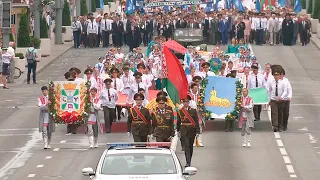 Гомельчане празднуют День Независимости. Короткий выпуск новостей