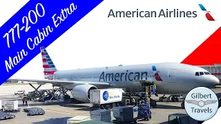 American Airlines Economy 777-200 Main Cabin Extra Flight Review Miami to New York JFK
