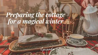 Decorating for a Cottagecore Christmas 🌲🧺 Vintage Decor, Winter Baking, Old-fashioned style | S2E7