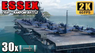 Aircraft carrier Essex - when focused on torpedoes