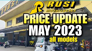 Pinaka Kompletong Presyo MAY  2023  RUSI Motorcycle  All Models Bibili ka ba?