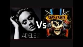 Adele Duet Guns N Roses - Someone Likes Knockin On Heavens Door