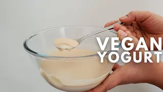 Easy Thick Vegan Yogurt | Vegan Calcium | Nut-free, Soy-free