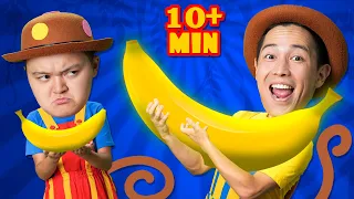 Monkey Banana-Baby Monkey + More | Baby Shark Songs | Tigi Boo Kids Songs