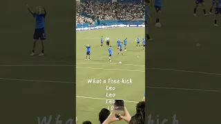 Leo Messi Amazing Free-kick Against Emi Martinez in Practice Qatar