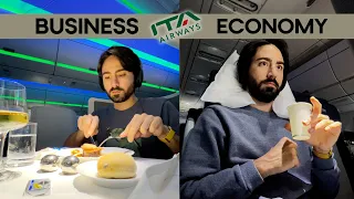 Esperienza completa Business vs Economy 🇮🇹 ITA Airways