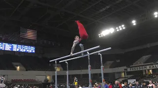 Shane Wiskus - Parallel Bars  2023 Winter Cup - Men Day 2