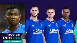 eFootball PES 2021 Rangers Faces, Stats & Overalls | Season Update