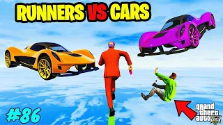 🔥MASS RUNNERS VS CARS🔥- GTA 5 TAMIL GAMEPLAY - FUN RACE💯