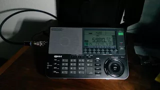 RNZI Radio New Zealand International 5980 kHz, October 28, 2017 Shortwave Radio