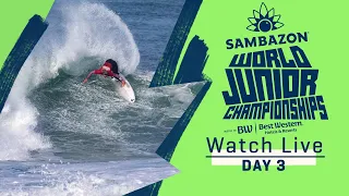WATCH LIVE SAMBAZON World Junior Championships hosted by Best Western - Day 3