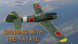 Ki-84 otsu Hayate grinding the Yak-3 event, also F-4EJ Phantom and P-40C Warhawk (War Thunder)
