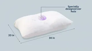 Ear Piercing Pillow For Side Sleepers With Inflammation Pressure Sores Ear Guard Pillow