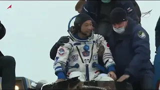 Watch Soyuz MS 20 Crew Members Return To Earth From Space