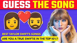 Guess the Taylor Swift Song by Emojis | 50 Taylor Swift Songs 🎤 Swiftie Test | Music Quiz