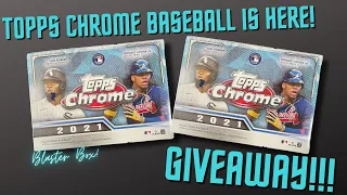 Opening Up TWO 2021 Topps Chrome Baseball Blaster Boxes! CHROME IS HERE!! 🔥🔥