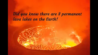 Eight permanent lava lakes of the Earth!