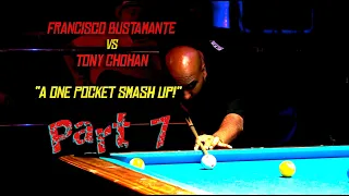 Pt 7: "One-Pocket Smashup!" - Francisco BUSTAMANTE vs Tony CHOHAN