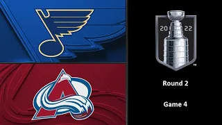 NHL Playoffs Second Round Game 4 Saint Louis Blues vs Colorado Avalanche 24.05.2022 Обзор Матча
