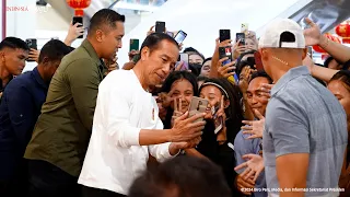 Saat Presiden Jokowi Sapa Masyarakat Manado, 22 Februari 2024