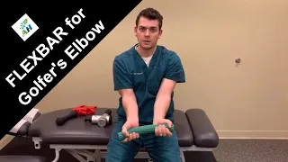 Rehab for Golfer’s Elbow | Theraband Flexbar