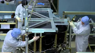 Webb Telescope's NIRSpec Instruments Cover Is Removed at NASA Goddard Space Flight Center