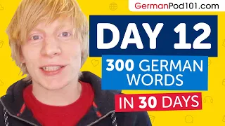 Day 12: 120/300 | Learn 300 German Words in 30 Days Challenge