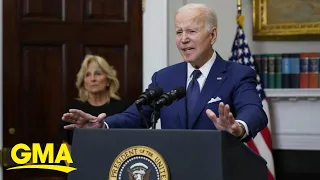 Biden addresses nation after 21 killed in Texas school shooting l GMA