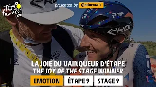 Winner's emotion - Stage 9 - Tour de France 2023