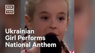 Ukrainian Girl Performs Her National Anthem in Poland