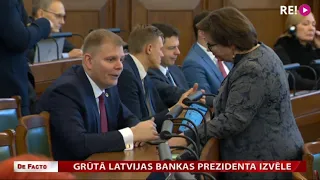 Grūtā Latvijas Bankas prezidenta izvēle