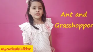 Moral story for kids | Ant And Grasshopper | Bedtime Stories | Short Story For School Performance