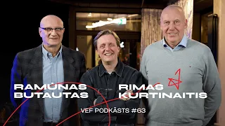 Rimas Kurtinaitis un Ramūnas Butautas atgriežas Rīgā | VEF PODKĀSTS #63