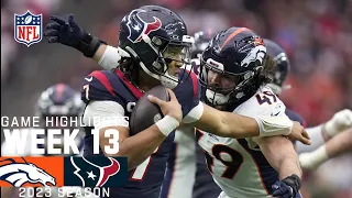 Denver Broncos vs. Houston Texans | 2023 Week 13 Game Highlights