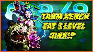 2 VS 2 TAKIM MODU VE TAHM KENCH'E 3 LEVEL JINX YEDİRMEK !? | SET 6 TFT