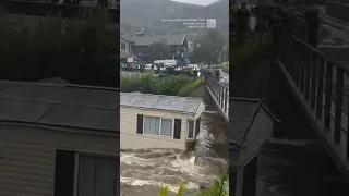 House swept away in Norway flooding