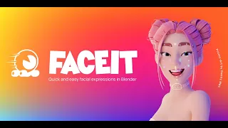 BLENDER : FACEIT Tutorial, fast fun and simple facial rigging and performance capture.