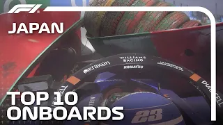 Ricciardo & Albon Lap One Drama! | The Top 10 Onboards | 2024 Japanese Grand Prix | Qatar Airways