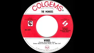 1967 HITS ARCHIVE: Words - Monkees (mono 45)