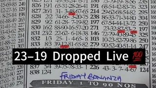 Friday Bonanza Lotto 23–19–82 Dropped Live 💯💯🔥