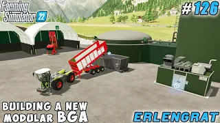 This is how I built the modular BGA, transportation silage | Erlengrat Farm | FS 22 | Timelapse #126