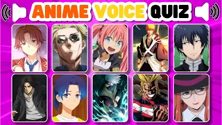 Guess The Anime Character From His Voice 📢 Anime Voice Quiz