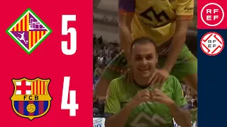 Resumen #PrimeraDivisiónFS | Mallorca Palma Futsal 5-4 Barça | Jornada 8