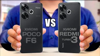 Xiaomi Poco F6 Vs Xiaomi Redmi Turbo 3