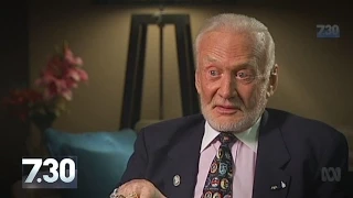 Buzz Aldrin urges mankind to stay in space