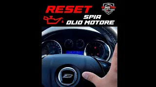 RESET SPIA SERVICE -  Far Cambiare OLIO MOTORE 1.3 /1.6/1.9/2.0 MTJ Gruppo FCA