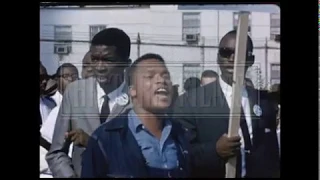 MARCH ON WASHINGTON civil rights 1963 - RARE COLOR FOOTAGE