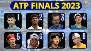 ATP Finals 2023 | Статистика лучших теннисистов этого года