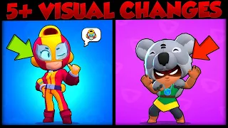 5+ New Visual Changes in Starr Force Update | Brawl Stars Old vs New Ep #1