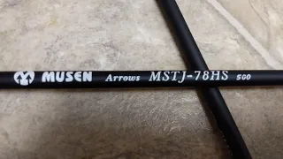 MUSEN 500 SPINE ARROW REVIEW!!!! CHEAPEST ARROWS ON EBAY!!!!